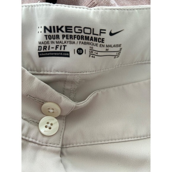 Nike Golf Tour Performance Dri-FIT Skort Athletic Skirt Beige Size 10 - Picture 3 of 3